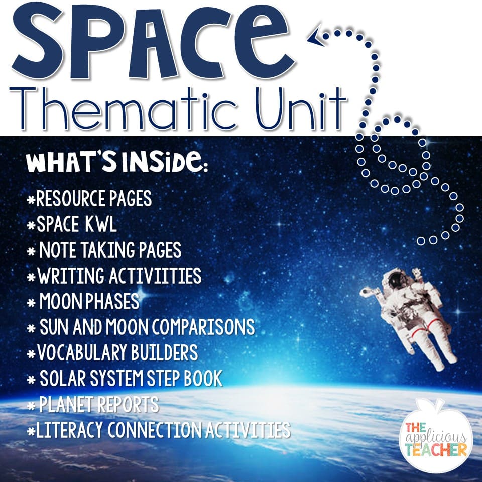 space thematic unit for 2nd grade