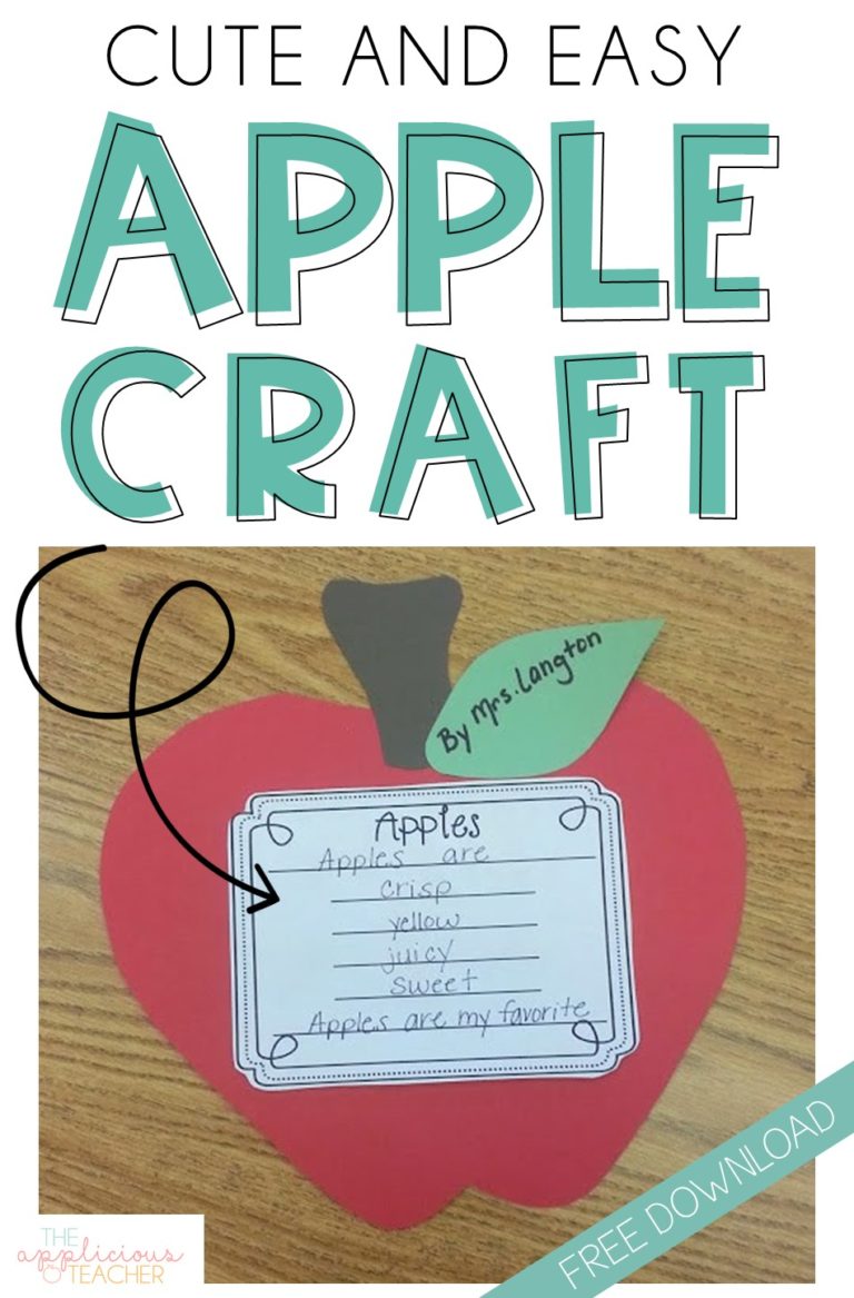 Apple Craft and Poem FREE Download