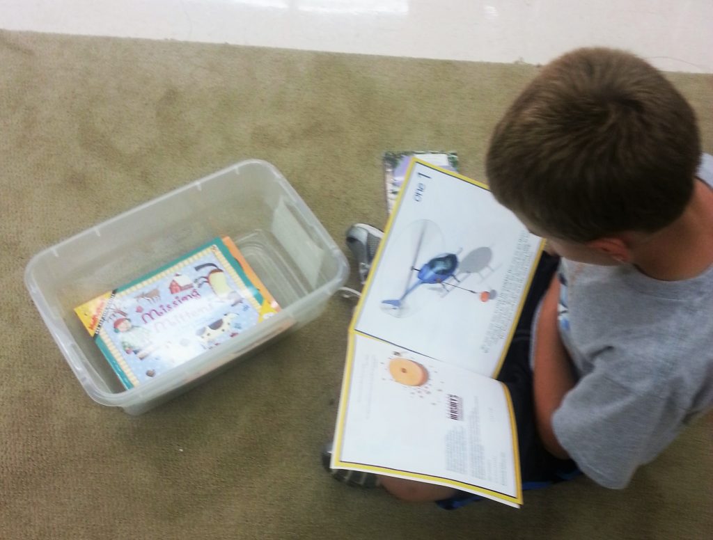math reading during math centers