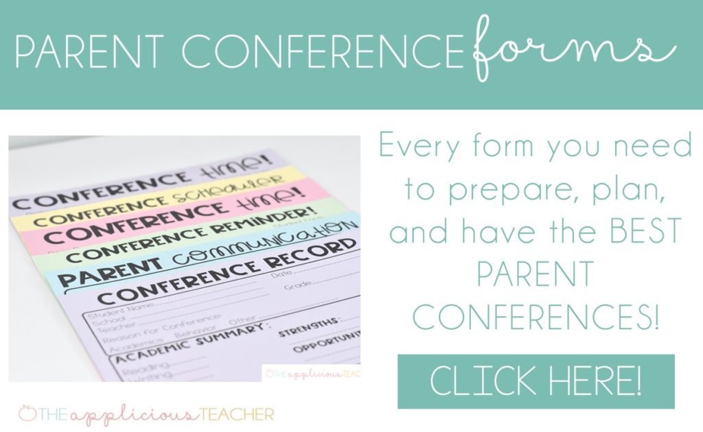 parent teacher conference reminder