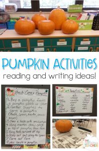 Pumpkin Reading and Writing activities. Love these engaging ideas for incorporating pumpkins into your lessons. 