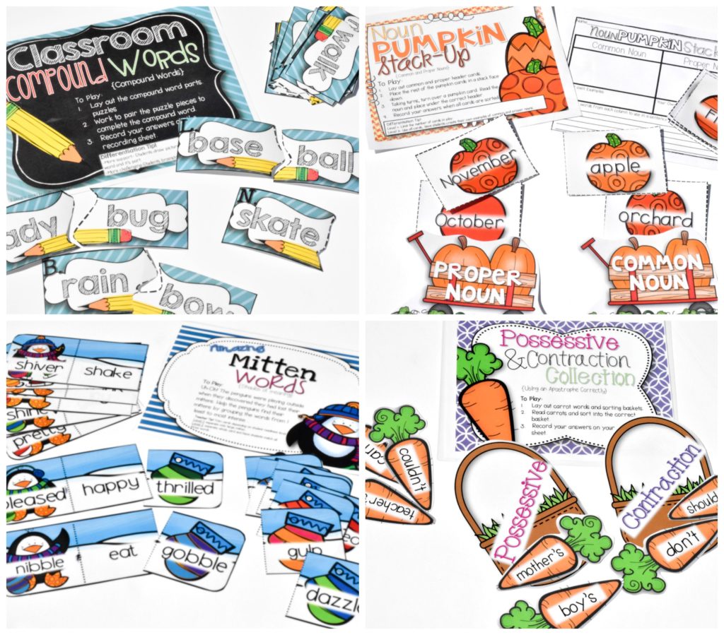 Small Group in 2nd Grade- Center activities that you can use all year for 2nd grade-The Applicious Teacher