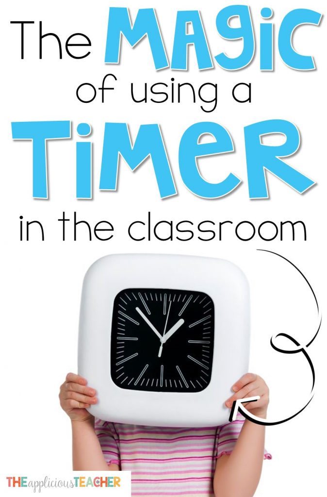 Oh the magic of a timer in your classroom. Love this classroom management trick for cleaning up transitions, speeding up activities, and wrangling lines! 