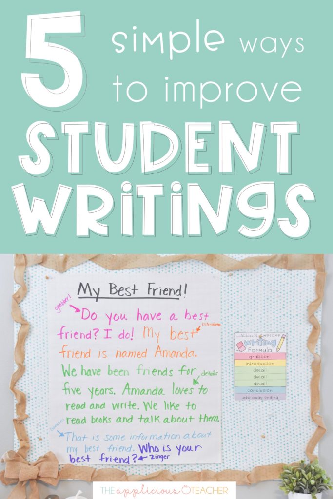 ways to improve student writing