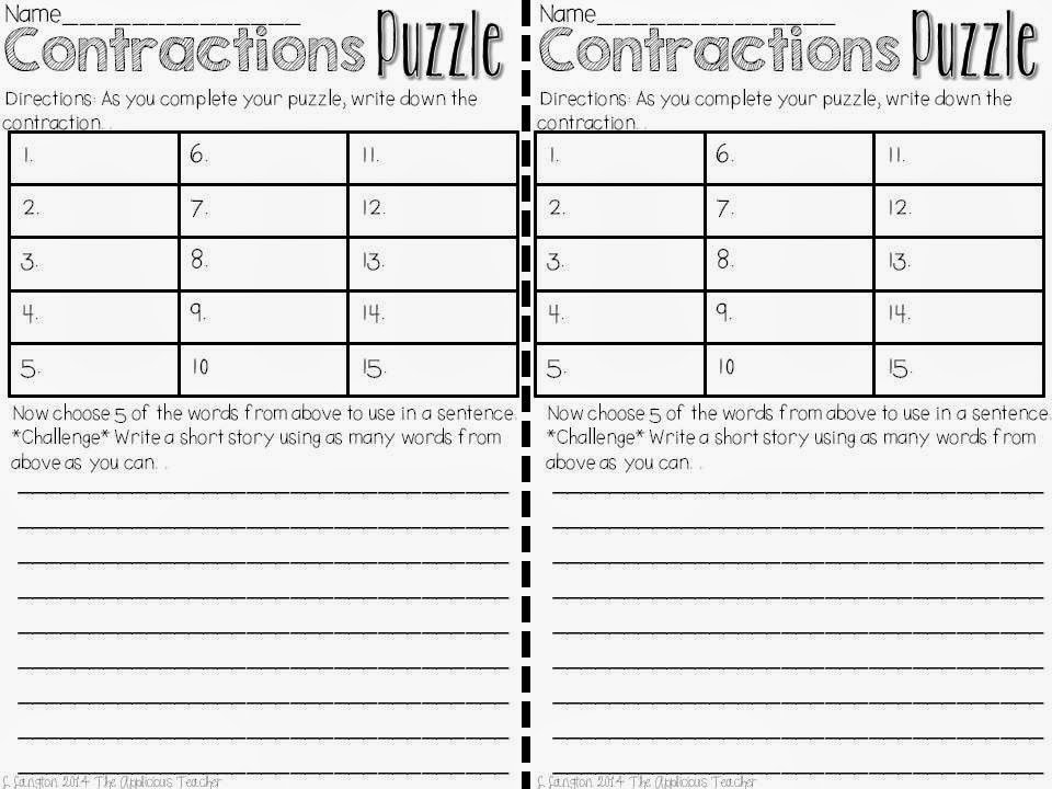 Contractions Puzzle