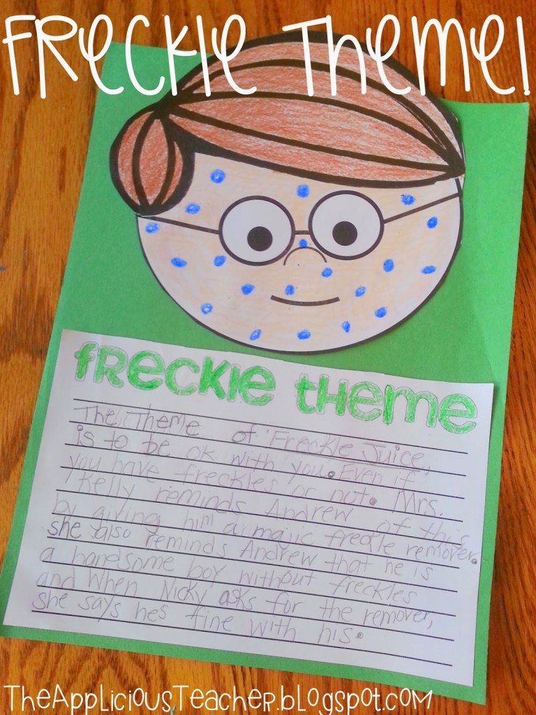 freckle juice writing craft