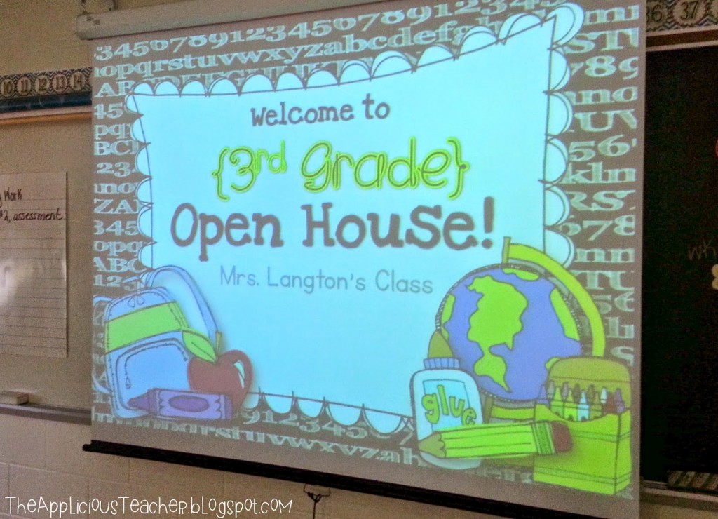 school open house presentation