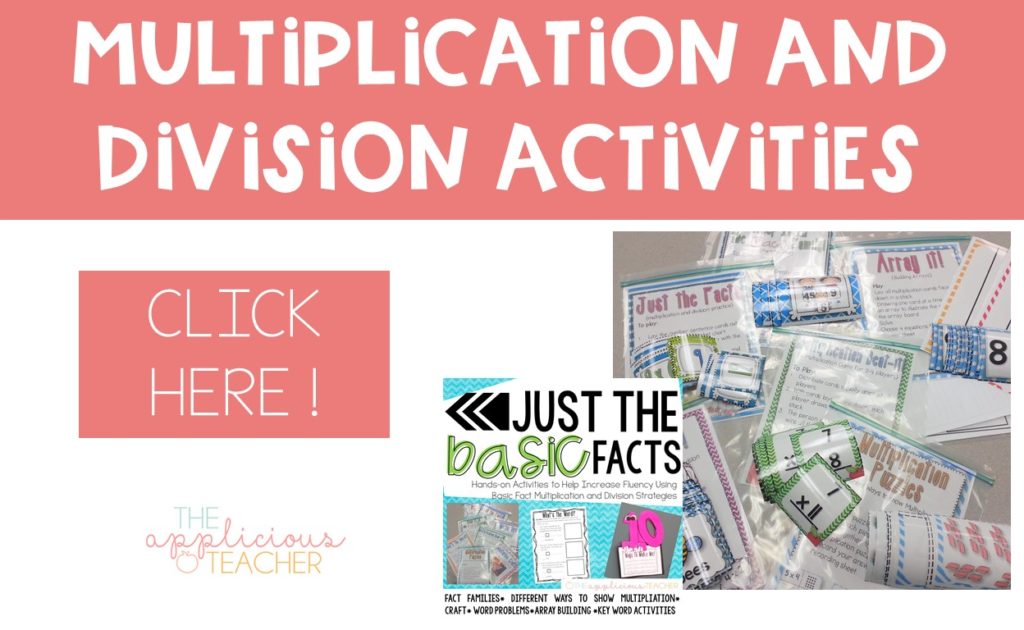 multiplication and division activities