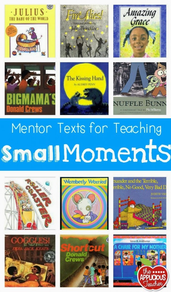 Small moments mentor text suggestions