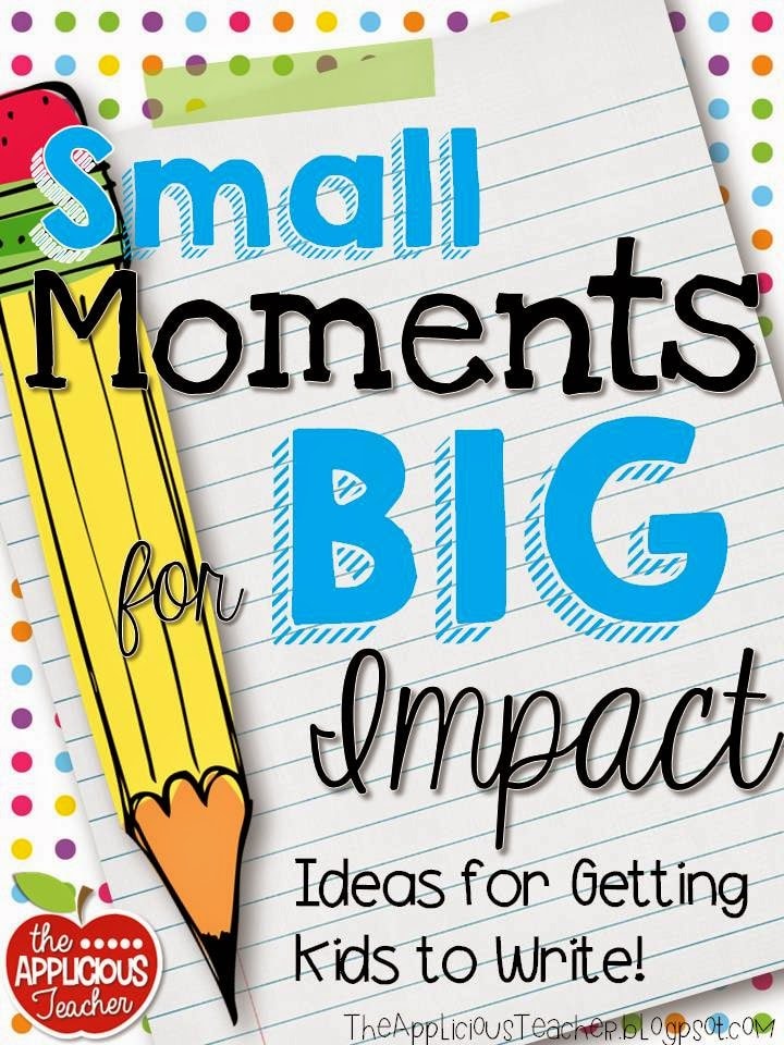 small moment writing writing ideas- the best way I've found to inspire my kids with their narrative writing! 