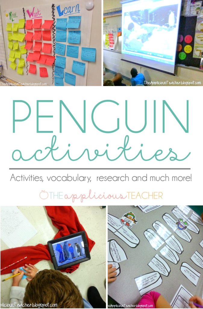 Penguins unit for 3rd grade- so many great ideas for teaching about penguins! Love the free writing activity at the end! #penguinactivities #3rdgrade