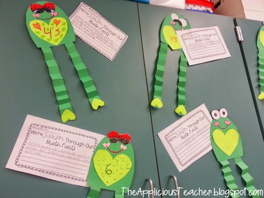 multiplication facts craft