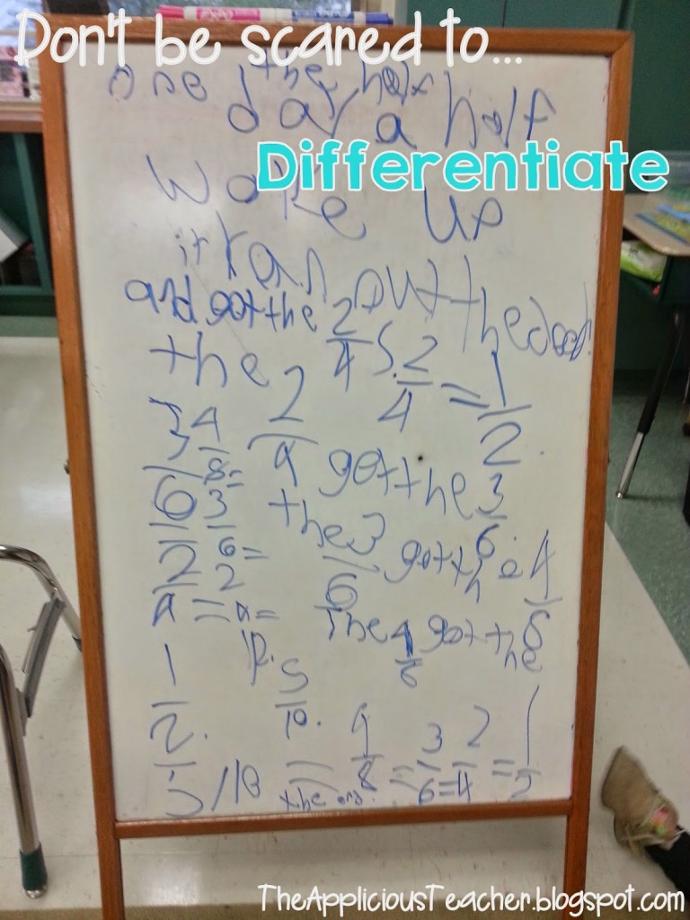 differentiated learning for fractions