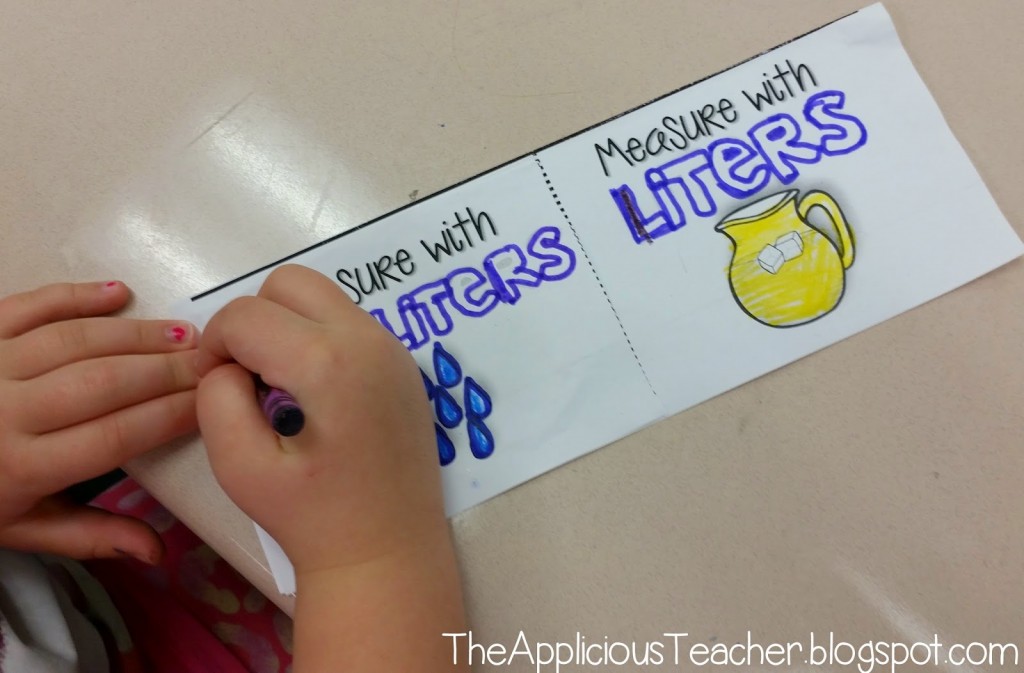 milliliters or liters activity