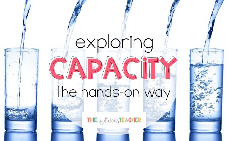 Exploring capacity in a fun and engaging way!