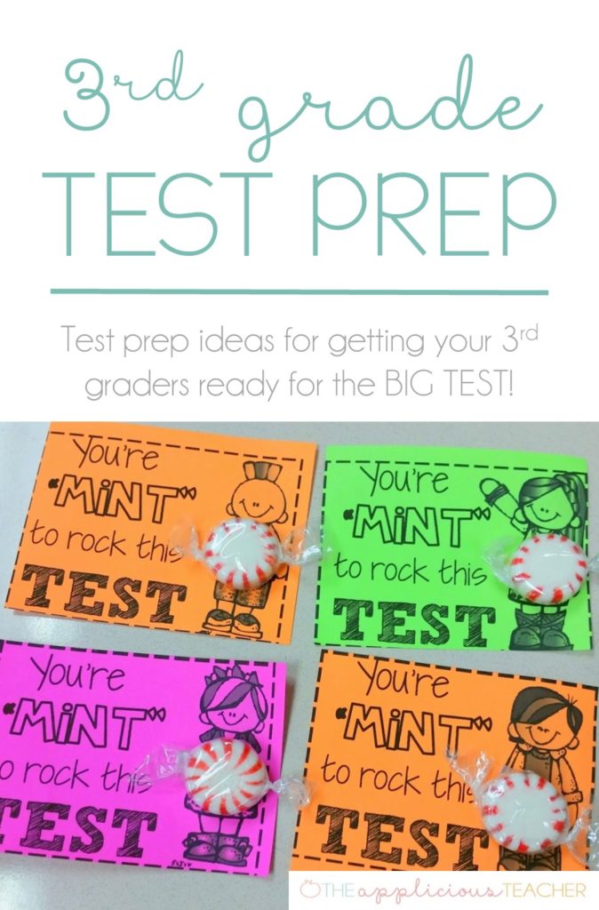 3rd grade test prep- love all the ideas in this post for getting 3rd graders ready for the big state test! TheAppliciousTeacher.com #3rdgrade #testprep 