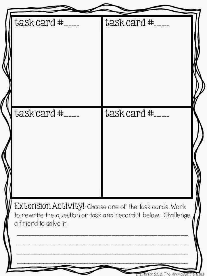 using task cards