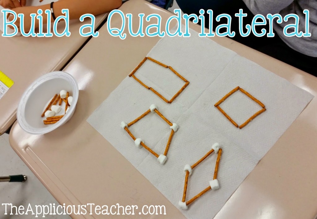 build a quadrilateral hands on activity