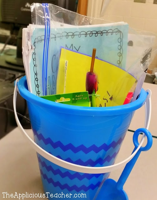 summer packet alternatives- summer review bucket- Th eApplicious Teacher