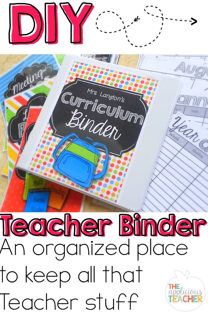 get organized in the new year with this teacher binder!