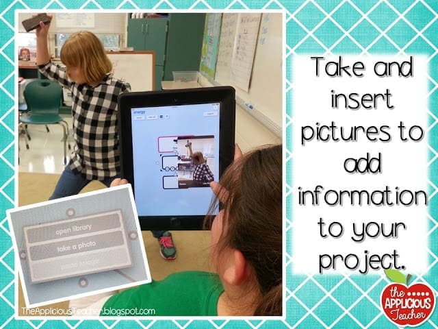 how to insert pictures into popplet