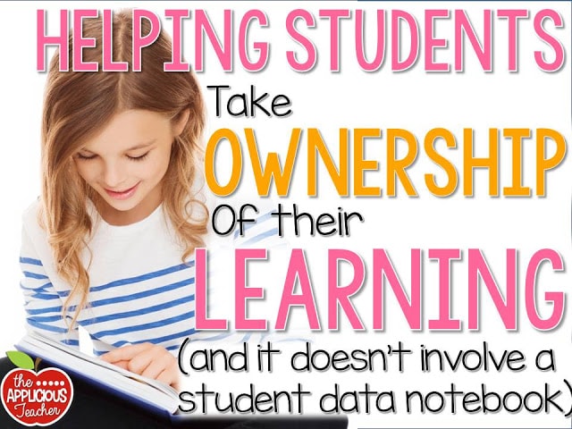 Helping students take ownership of their learning without a Student Data Notebook