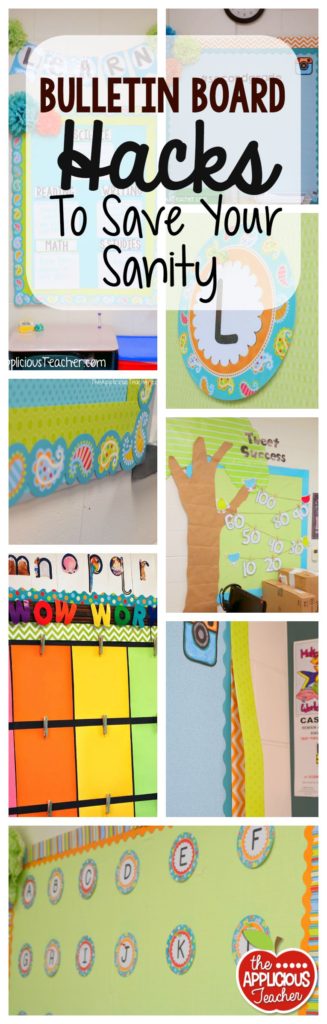 Bulletin board hacks to save your sanity. No more wasting time over your bulletin board. These easy tips will help you transform your classroom without giving you a headache. And that no cut one? GENIUS! 