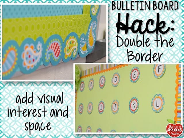 Bulletin board hack: double your border