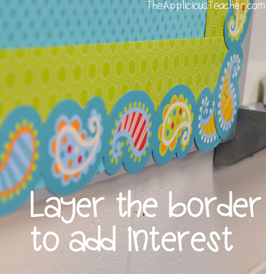 mix the types of borders you layer