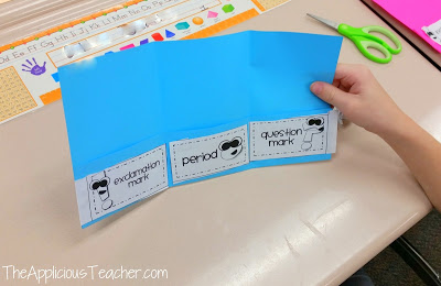 ending punctuation foldable