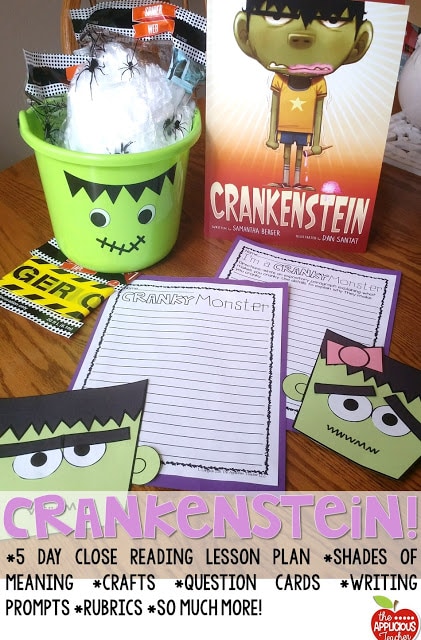 Crankenstein activities! Love this book for getting your students excited about close reading and for around Halloween! 