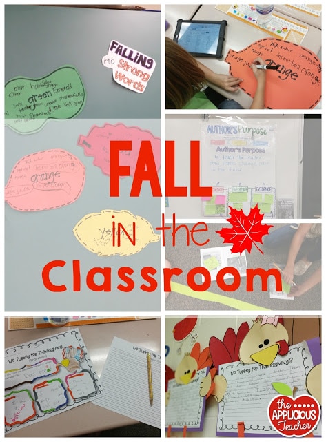 Fall Coleagues FallintheClassroomCollage - The Applicious Teacher