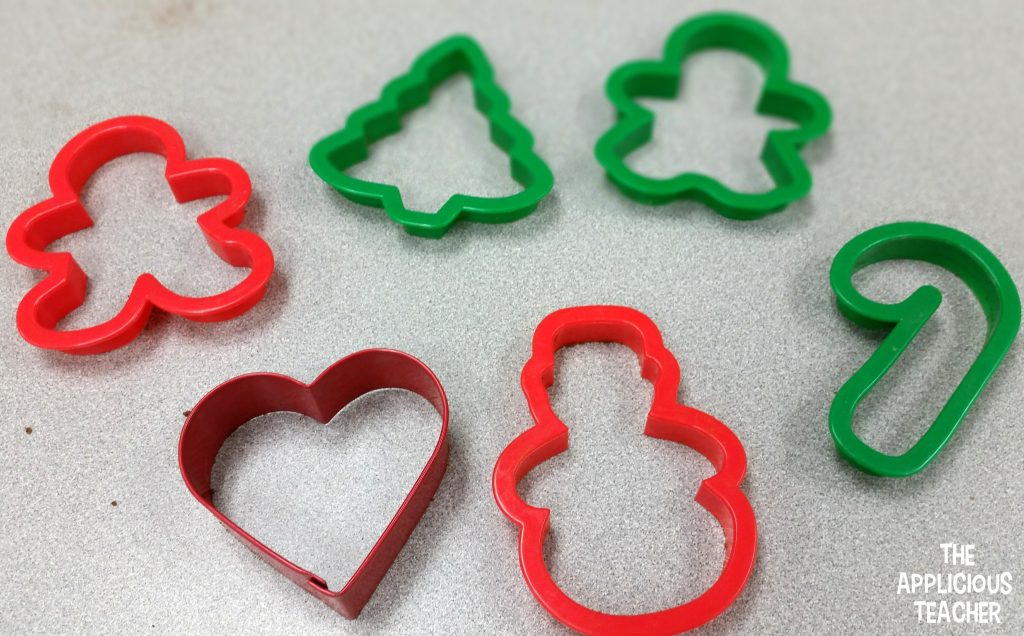 Christmas cookie cutters are perfect to make shaped cinnamon ornaments