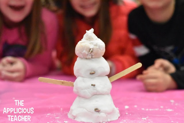 snow ideas, fake snow, snow stem activities, snowflake bentley