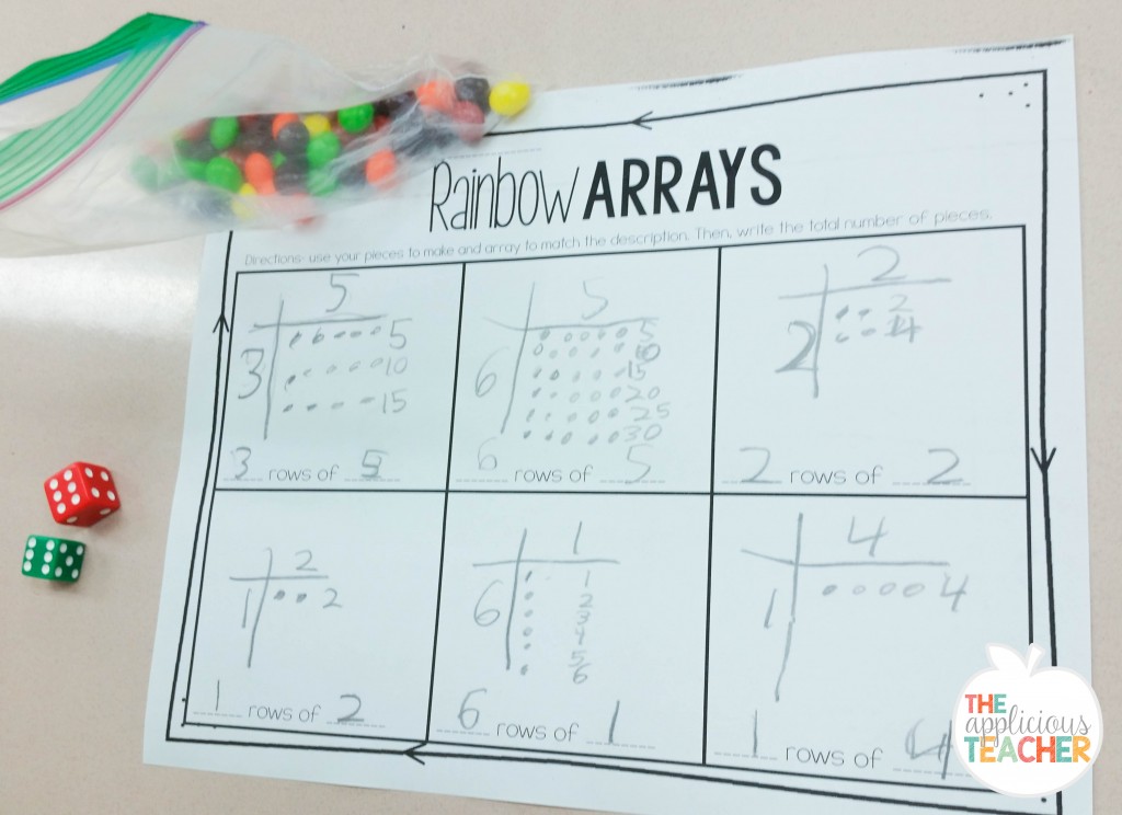 rainbow arrays- build arrays using skittles
