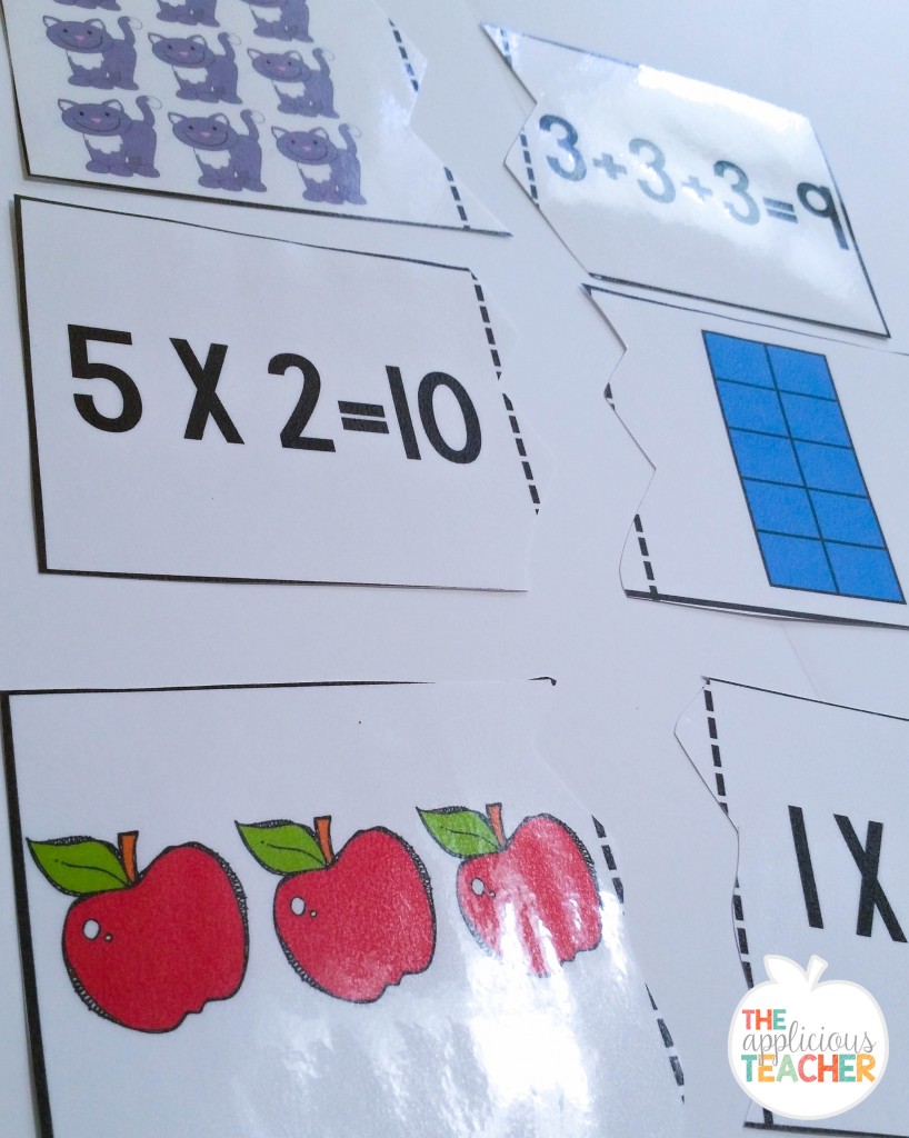 array and equation match up game