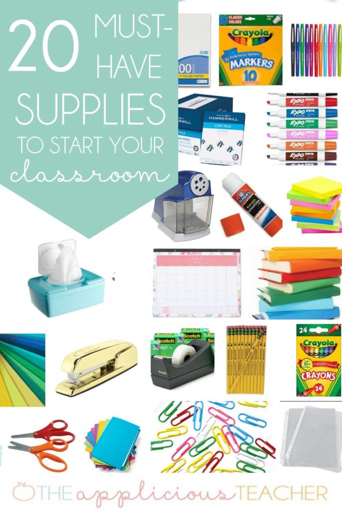 17 Essential Supplies for New Teachers