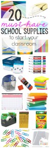 20 Must-have school supplies to start your classroom