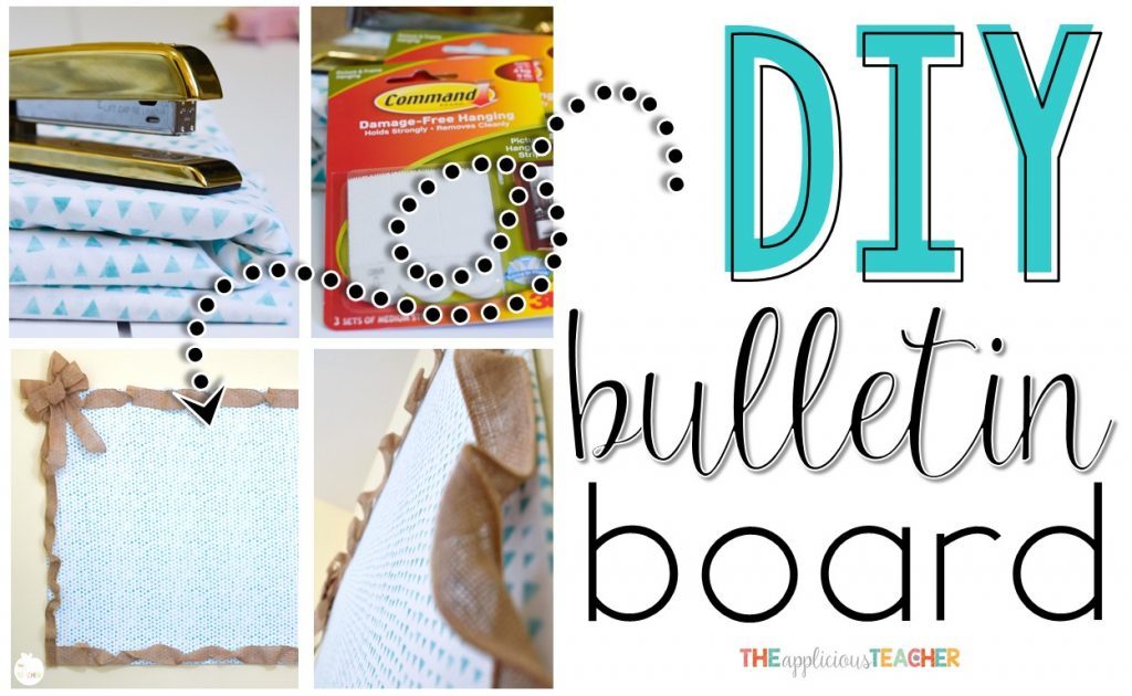 Do It Yoursefl Bulletin Board-Finally an easy way to put a bulletin board where there isn't one!