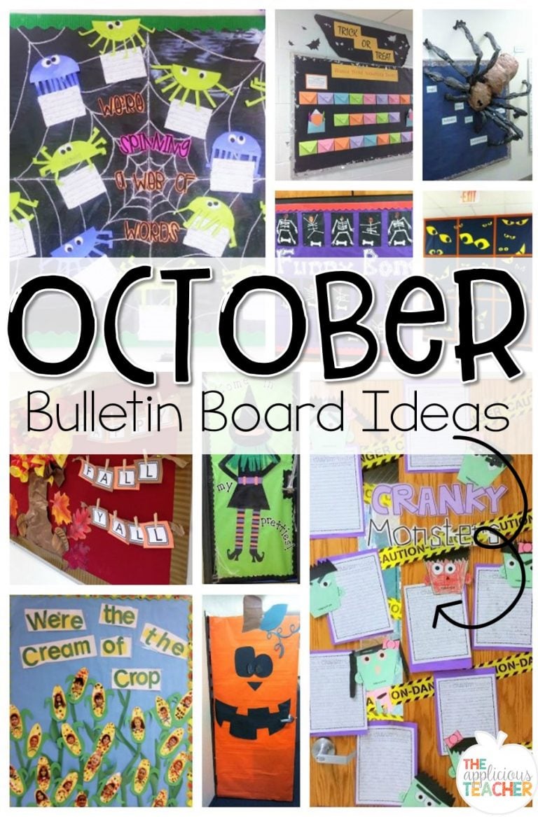5 Bulletin Boards That You Can Keep Up All Year - The Applicious Teacher