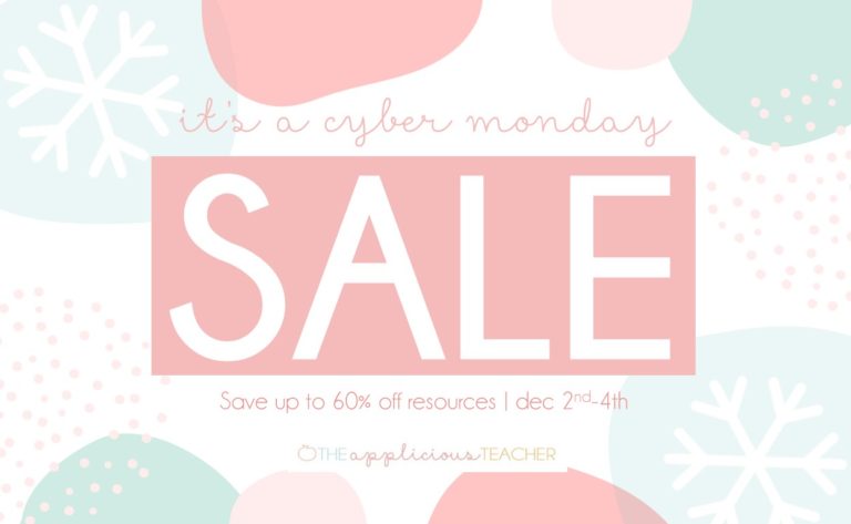 Cyber Monday TpT Sale 2019