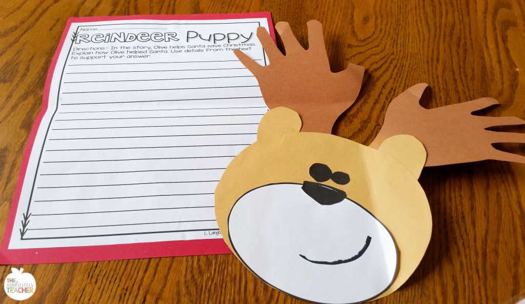 Olive the other Reindeer writing craft