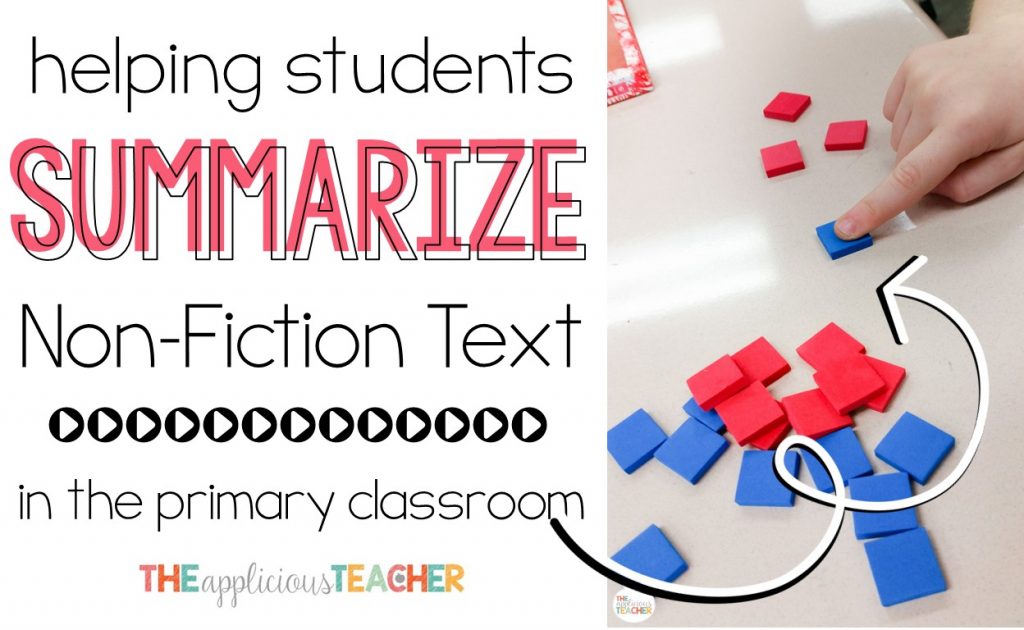 Summarizing text is a difficult skill. This post explains the process for helping students tell the "gist" of a non-fiction text. 