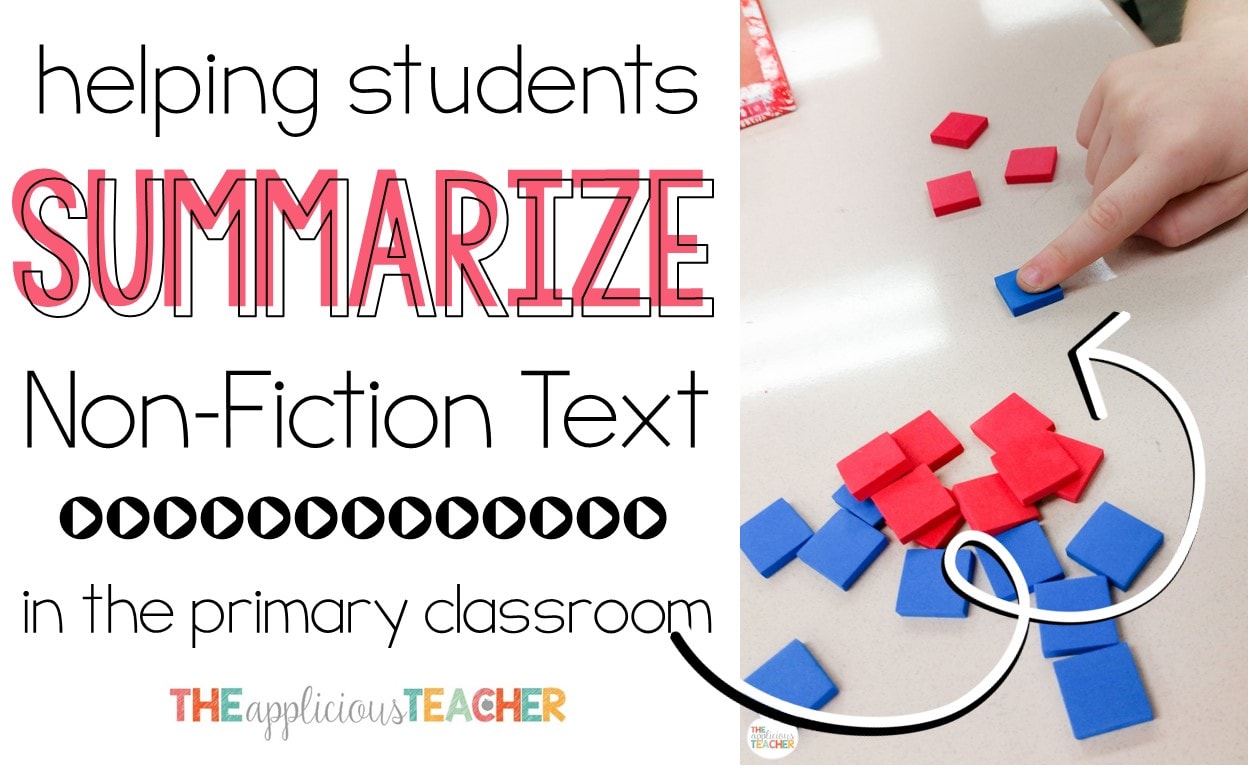 Summarizing text is a difficult skill. This post explains the process for helping students tell the "gist" of a non-fiction text.