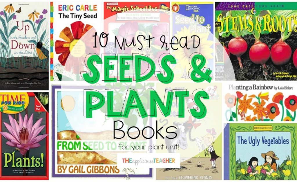 Books to pull for a seeds and plants unit