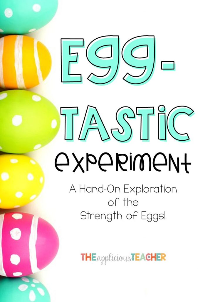 Egg experiment- Love this idea for around Easter! Split students into groups to discovery how strong an egg really is! 