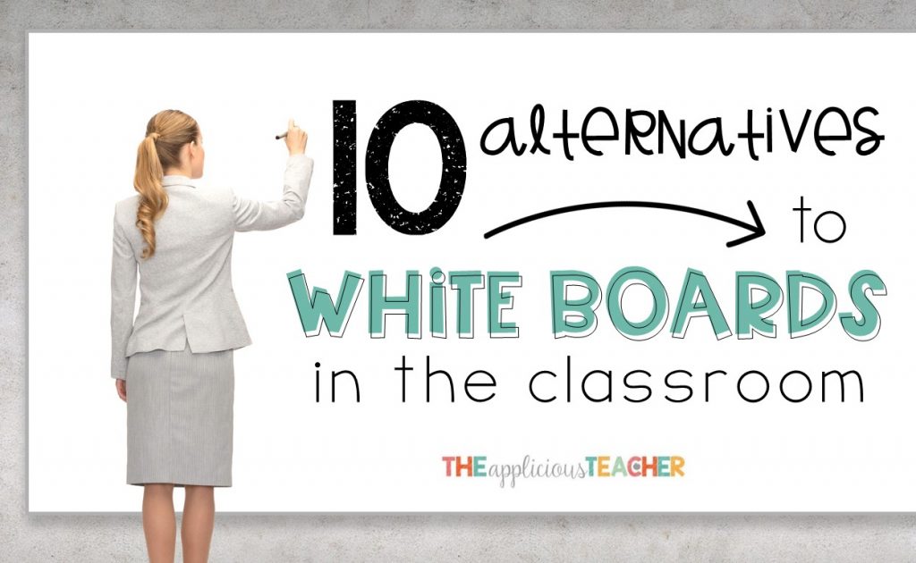 Don't have a class set of whiteboards? No worries. These classroom friendly surfaces are perfect for wipe on and wipe off activities