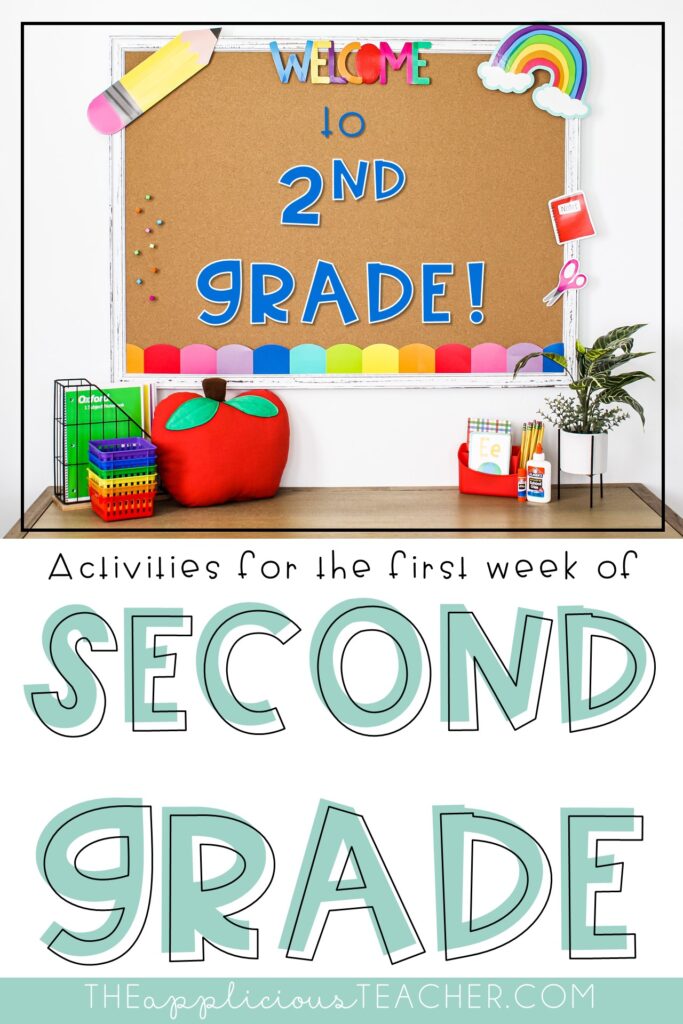 first week of 2nd grade activities - The Applicious Teacher