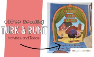 Turk and Runt Close Reading Activities- great post outlining some fun and engaging activities for the book Turk and Runt. Follows a five day close reading activity.