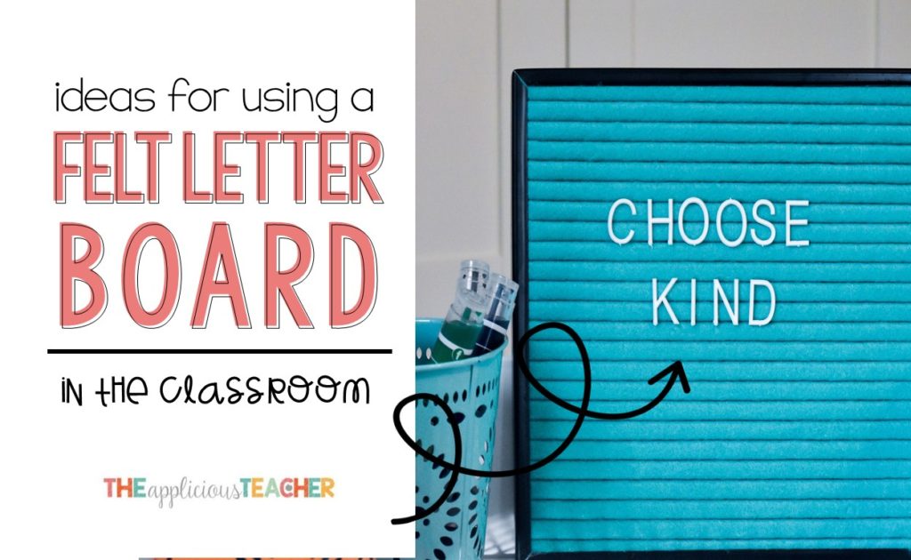 Do you have the must have accessory for your classroom in the new year. Here are some great ideas for using a felt letter board in your classroom. 